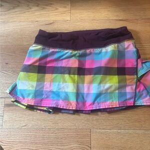 Lululemon running skirt size 6